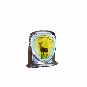 Wisconsin silver thimble